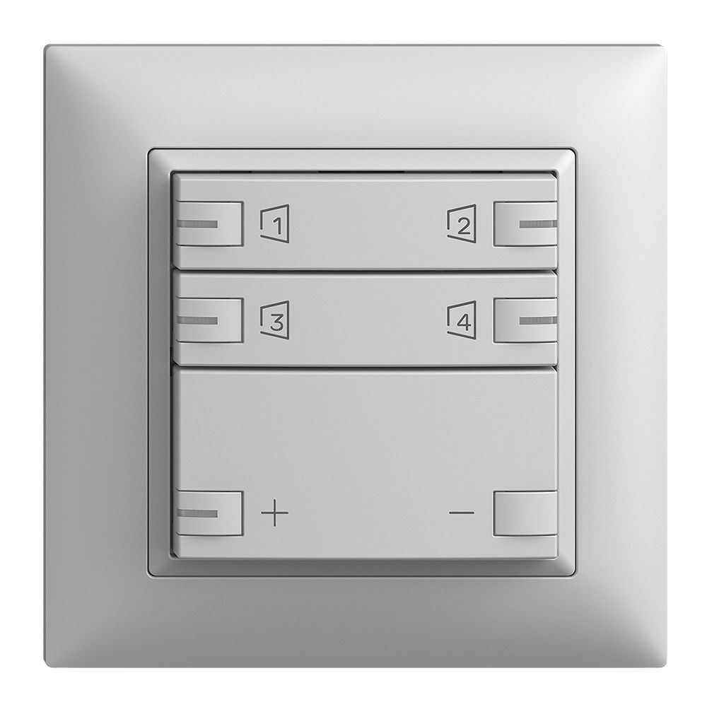 Kit d.montage ENC Edue zeptrionAIR, WLAN variateur LED-RGB, 2×touche, 2×comm.grc