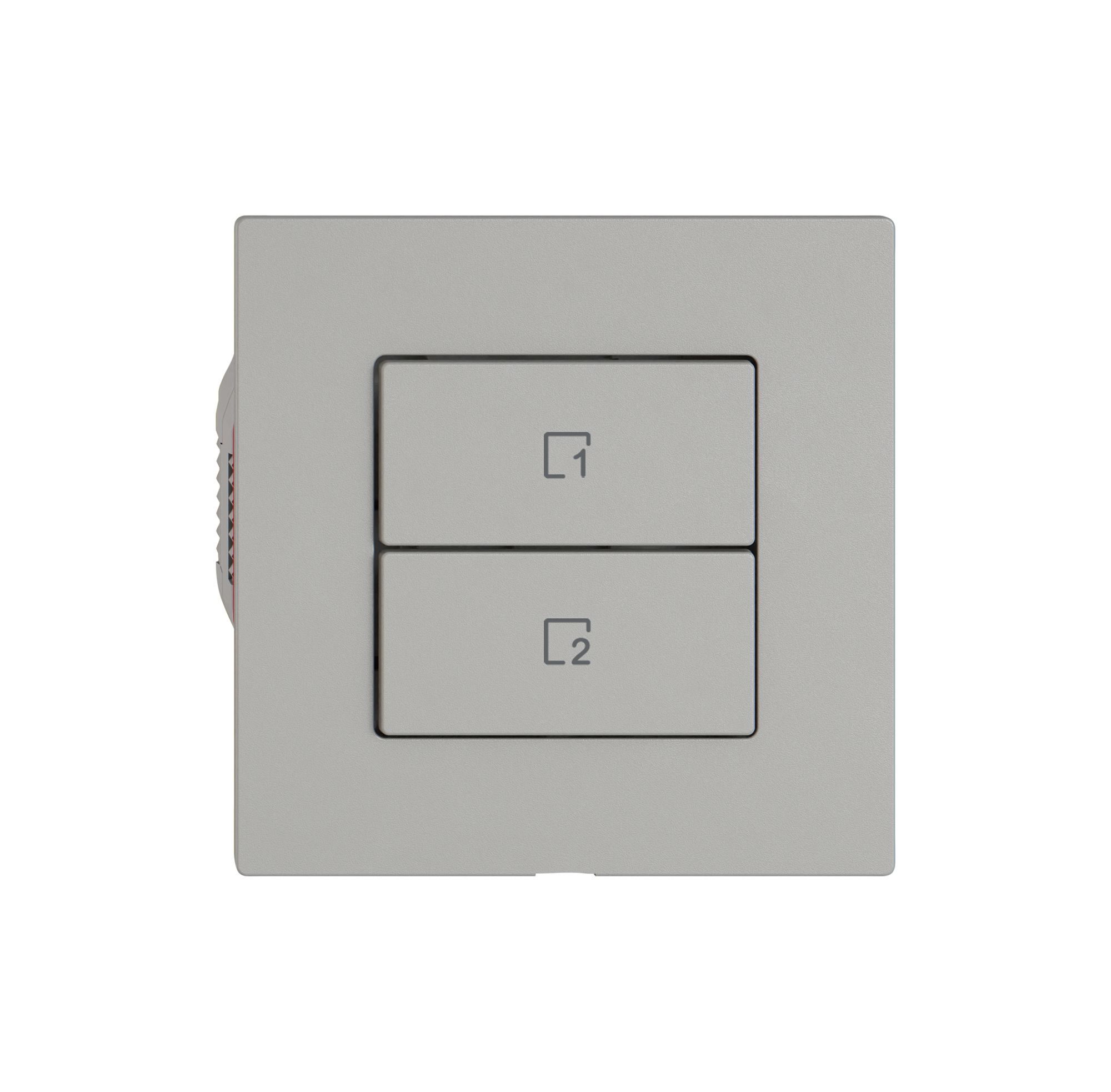 Poussoir scènes EDIZIO.liv Wiser SNAPFIX® 2 scènes 2 touches WLAN grc