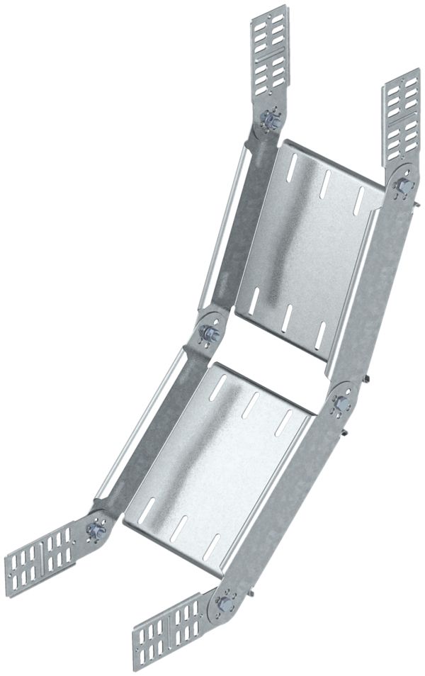 Coude vertical Bettermann RGBV 90° 60×200mm zingué pour canal MKS