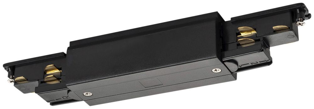 Längsverbinder/Einspeiser SLV für AP-Stromschiene S-TRACK DALI 3-phasig schwarz