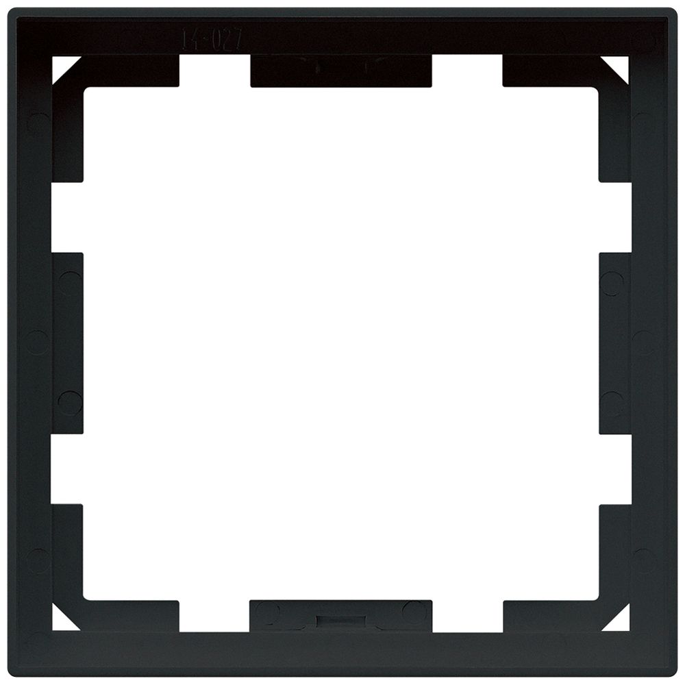 Quadro frontale KNX Hager kallysto per termostato nero