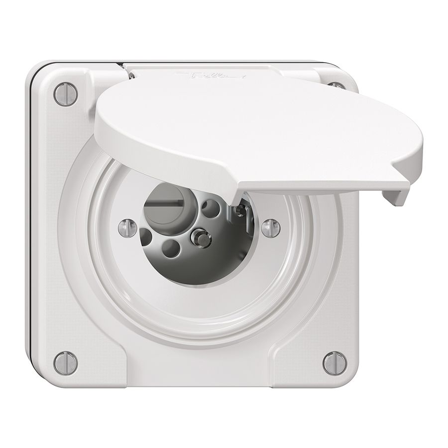 Contact pivotant NUP NEVO, sans cylindre, KS, 0 <- 1, blanc