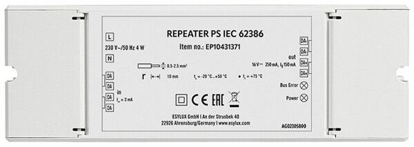 Amplificateur Esylux REPEATER PS IEC 62386