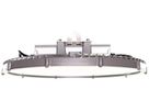 LED-Strahler DOTLUX LIGHTSHOWERevo-satin 135W, 5000K, Ø380×120mm, dimmbar DALI