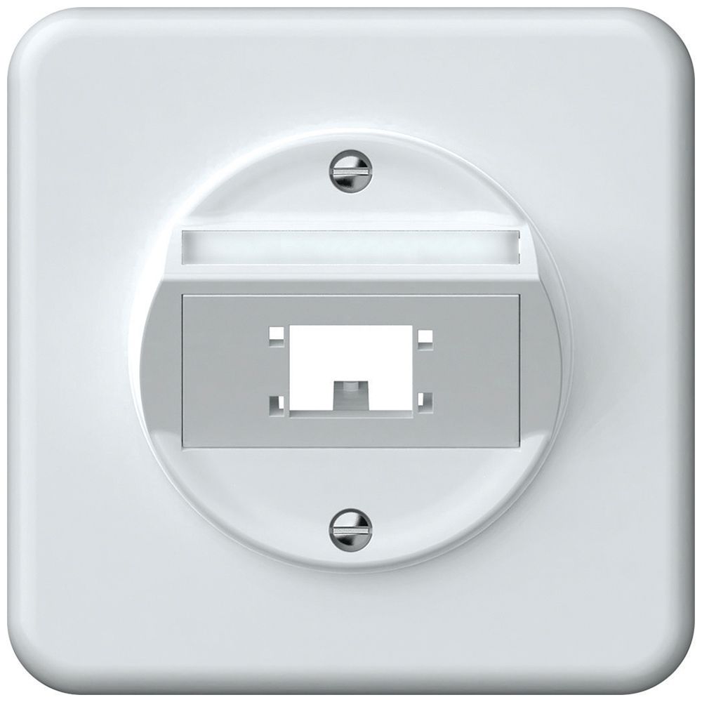 UP-Anschlussdose origin Kat.6 schräg 92×92mm weiss