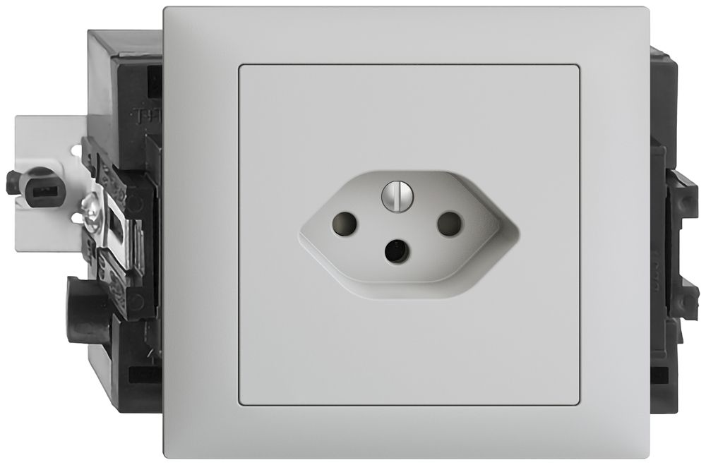 Prise INC EDIZIOdue T13 gris clair, 49…69mm