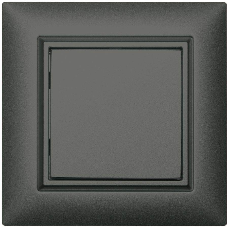 AP-RF-Taster ALADIN EnOcean EDIZIOdue, 1-fach, dunkelgrau