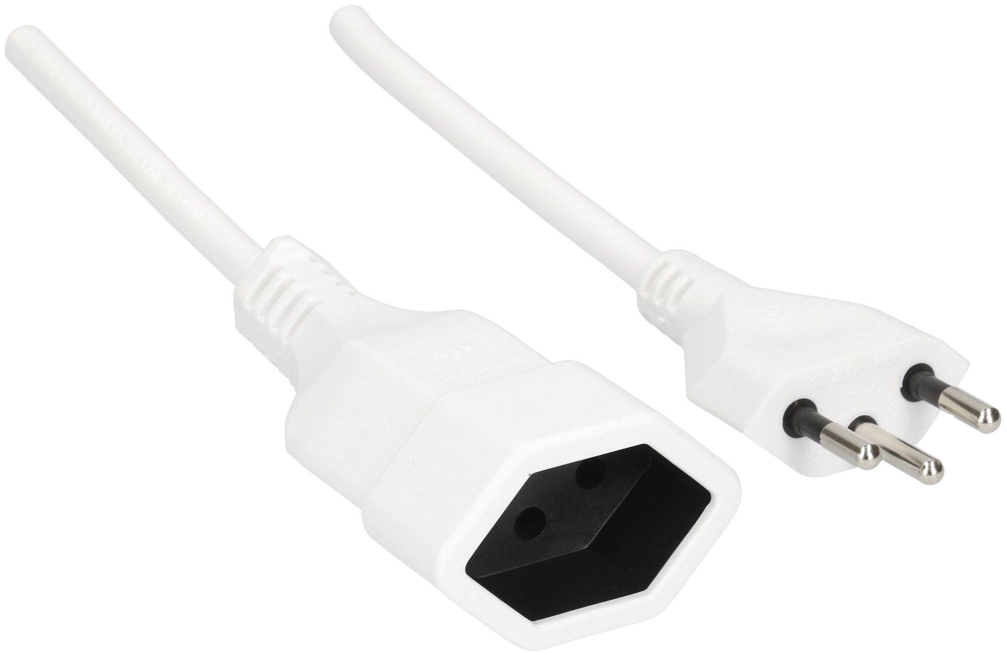 Prolunga MAX HAURI T12/T13 Td 3×1mm² 0.25m bianco