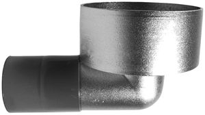 Bodeneinbaudose Sistem Air, mit 90° Abgang Ø110×103mm, alu