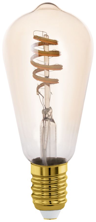 Lampe LED Eglo E27 4.9W 360lm 2200…6500K 64×142mm ST64 clair 360°