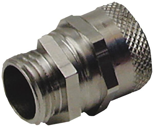 Schlauchverschraubung Plica RAKKORD, M20 Ø13mm Messing vernickelt IP54