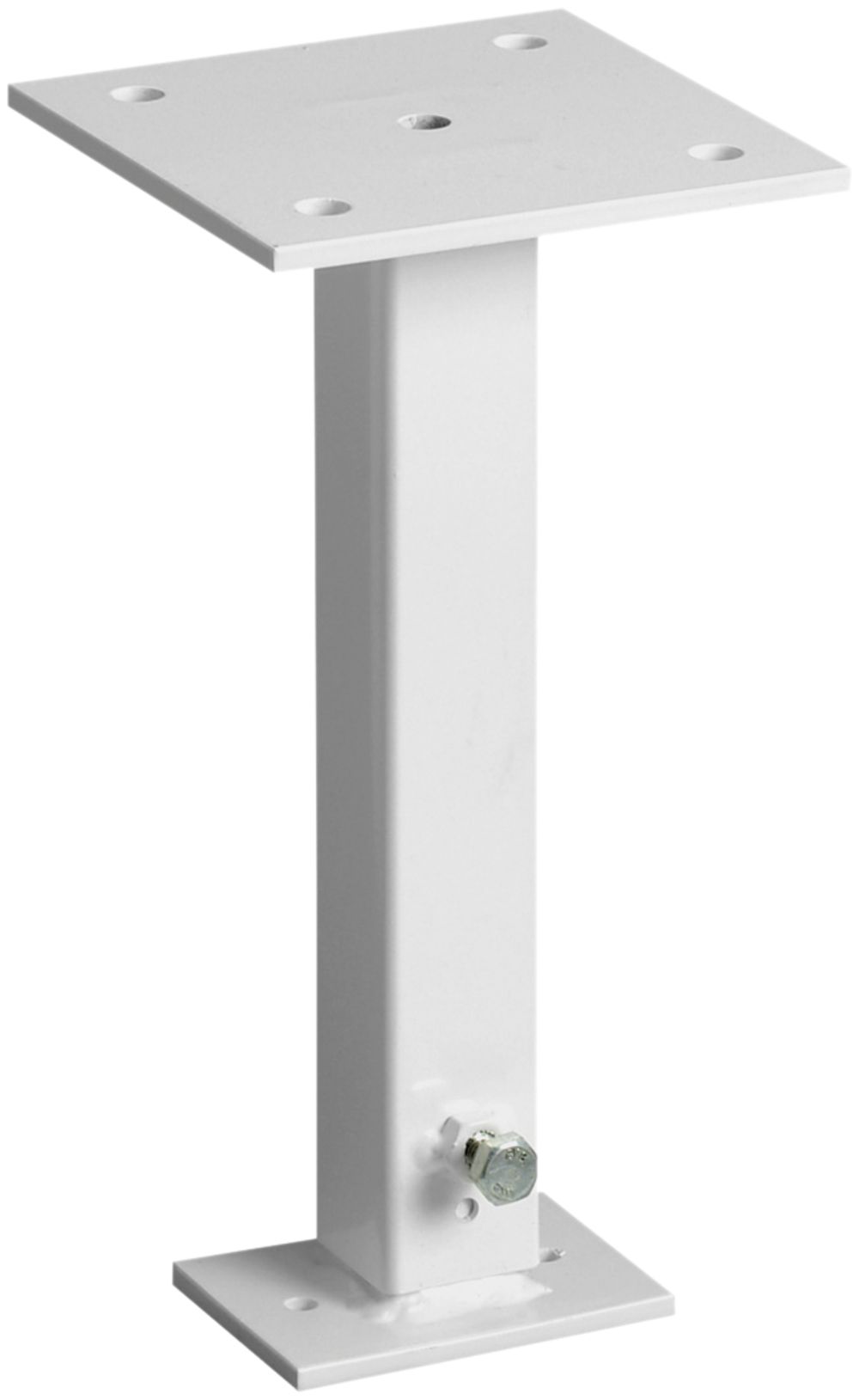 Pied suspendu tehalit DABA 250…400mm, blanc trafic