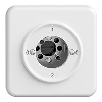 UP-Drehschalter STANDARDdue 2/1L weiss für Sicherheitsschloss, ohne Zylinder