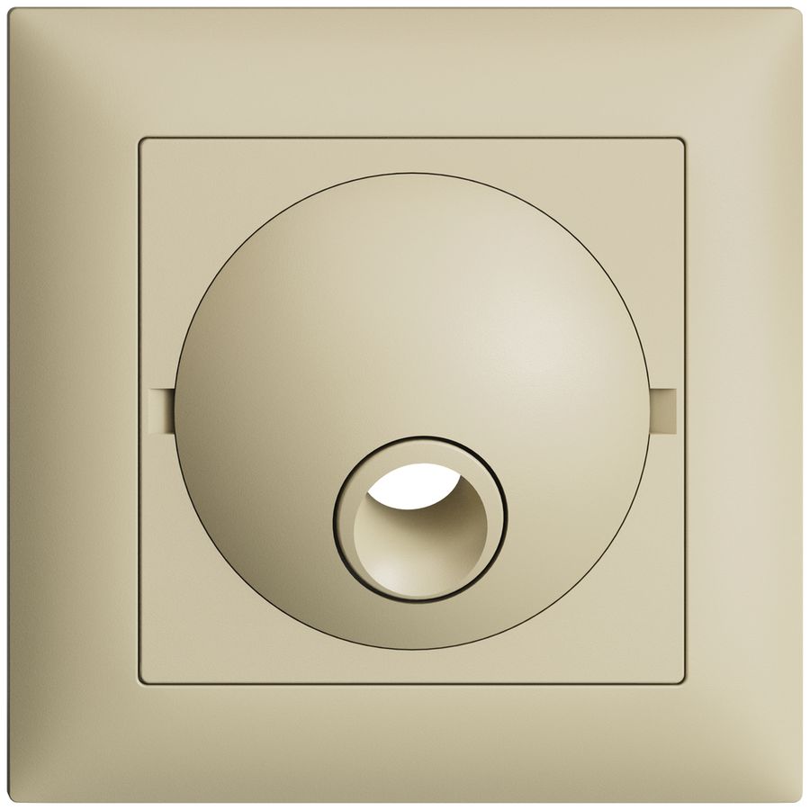 UP-Frontset, EDIZIOdue vanille 88×88mm für Anschlussdose