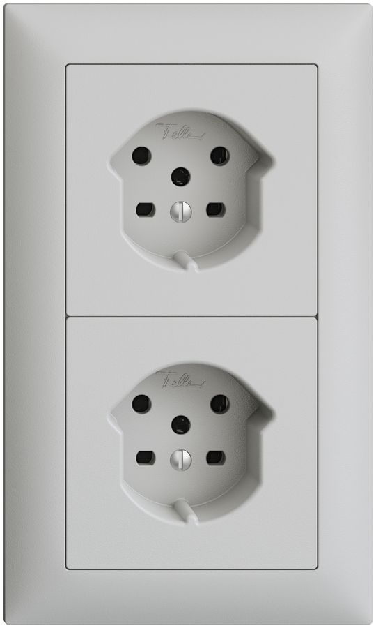 UP-Kombination I-I EDIZIOdue 2×T15 hellgrau