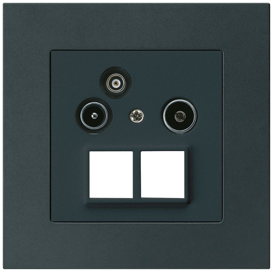 UP-Antennendose R/TV-Daten kallysto.pro HMS 2GHz 4dB schwarz
