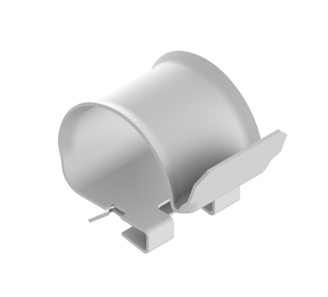 Rhombusmutter M8 Alu mit Gewindebremse, EN AW 6060 T66