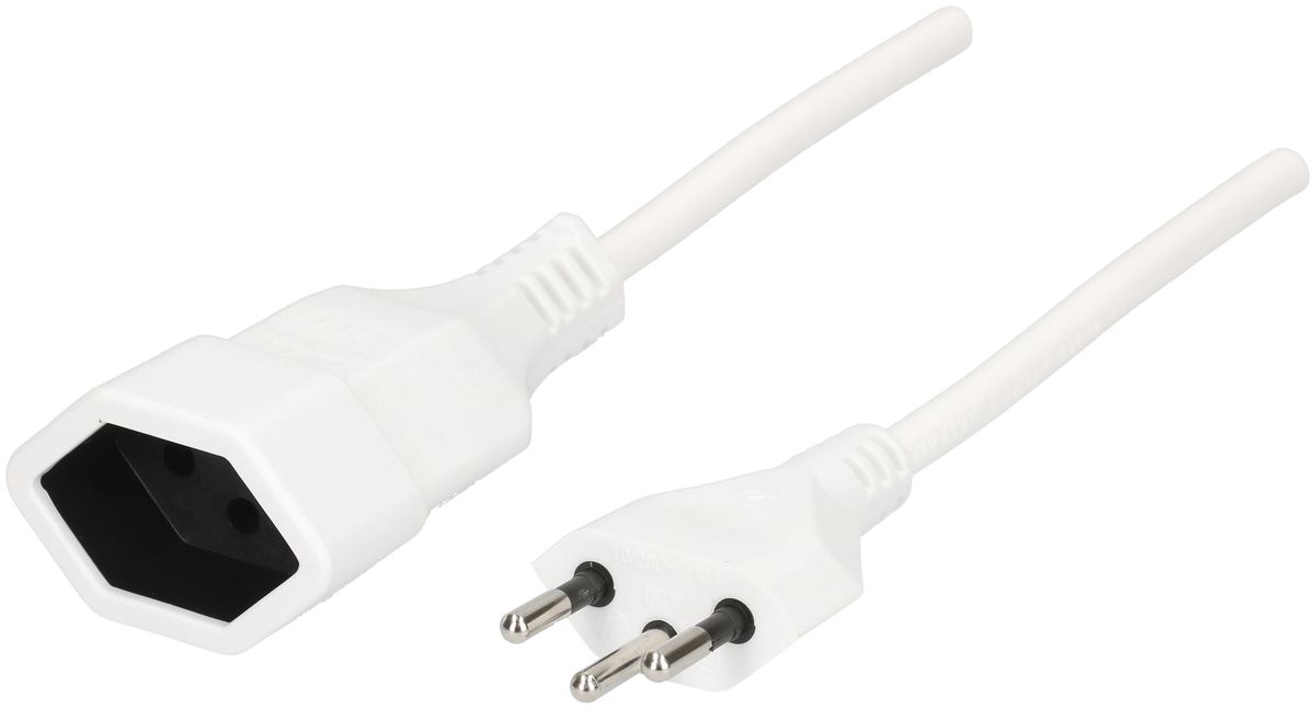 Prolunga MAX HAURI T12/T13 Td 3×1mm² 0.25m bianco