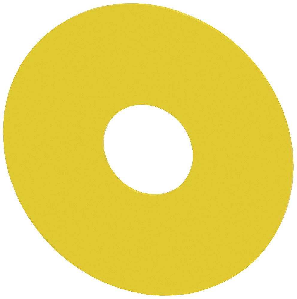 Unterlegschild Siemens SIRIUS ACT für NOT-AUS-Taster gelb