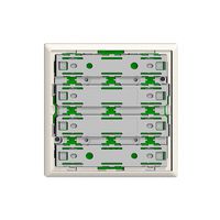 Placca frontale EDIZIOdue universale 1…8 tasti bianco senza LED