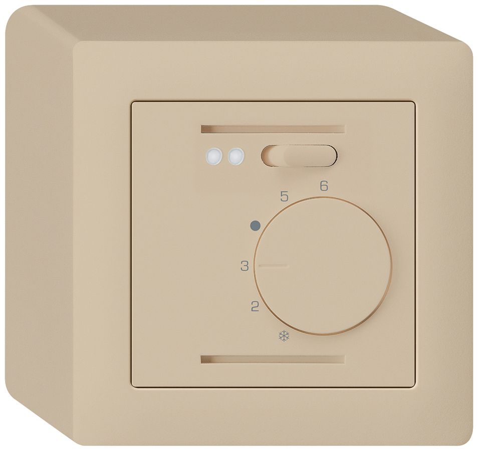 Termostato amb.AP kallysto beige per riscaldamento pavimento