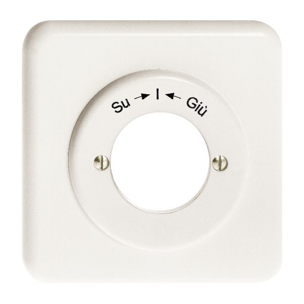 Kit front. INC Su-I-Giu bianco per cont.rot.imp.a chiave