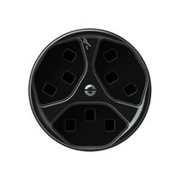 Steckdose origin 3×Typ 23 1×S 16A 230V 60×60mm schwarz