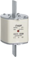 Fusibile HPC Hager DIN4c 400VAC 361A 250kVA gTr segnalatore centrale inox.