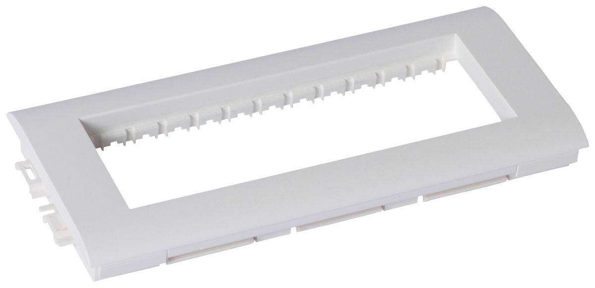 Modulträger Mosaic 1×6 horizontal 80×78mm weiss matt