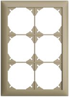 Abdeckrahmen EDIZIOdue 2×3 sand