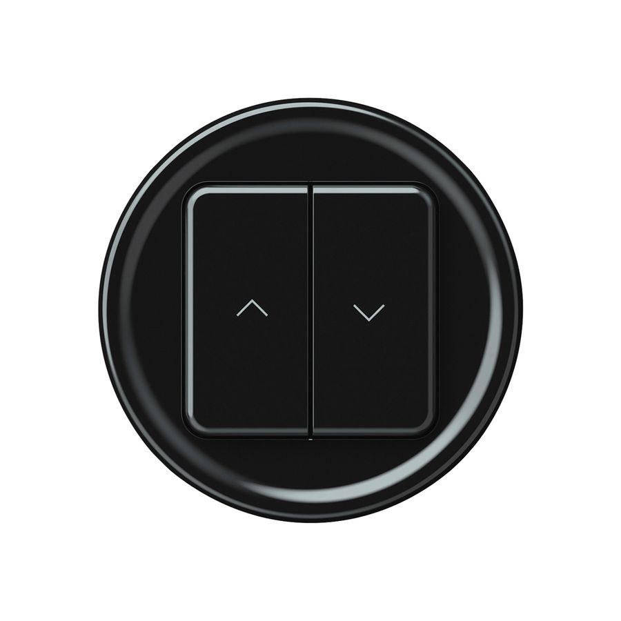 Frontset origin Schutzabdeckung für KNX-Storentaster 2× schwarz