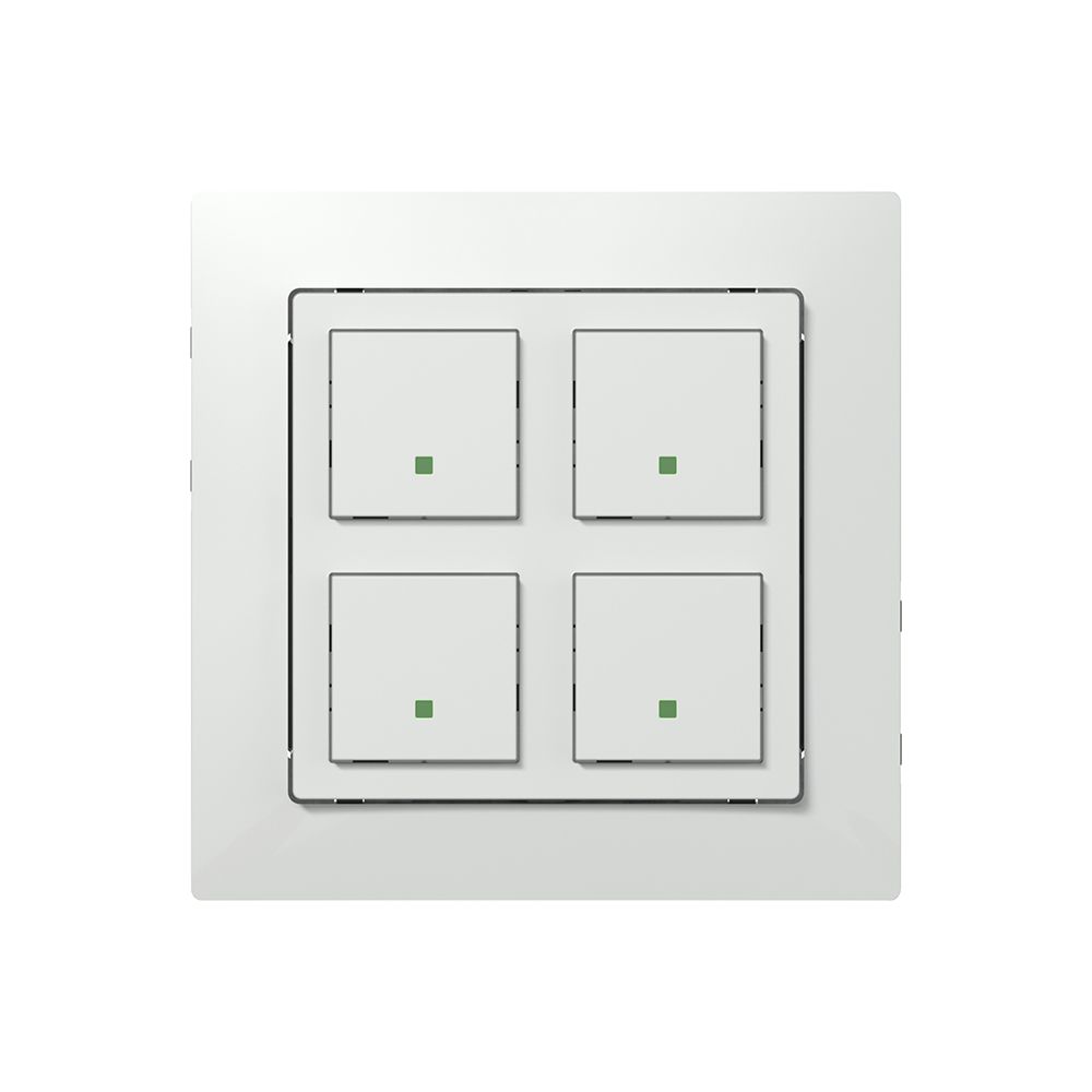 Sensor/Dimmaktor 2/1×SIDUS E free@home wireless, weiss glänzend