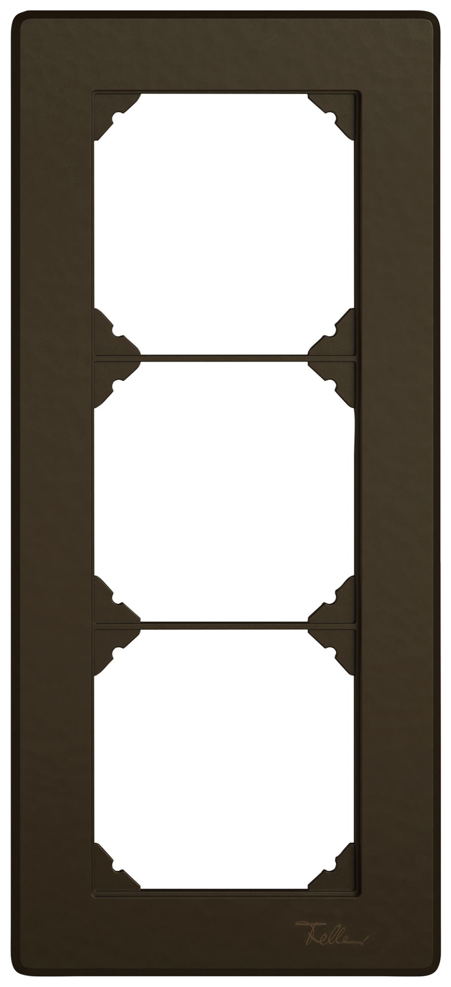 UP-Abdeckrahmen EDIZIO.liv SNAPFIX® 3×1/1×3 96×216mm br