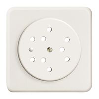 UP-Frontset FH 3×T12 weiss 86×86mm mit Linse