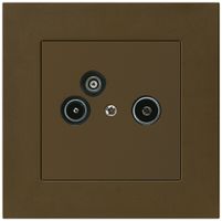 UP-Antennendose R/TV-Daten kallysto.pro 2GHz 4dB braun