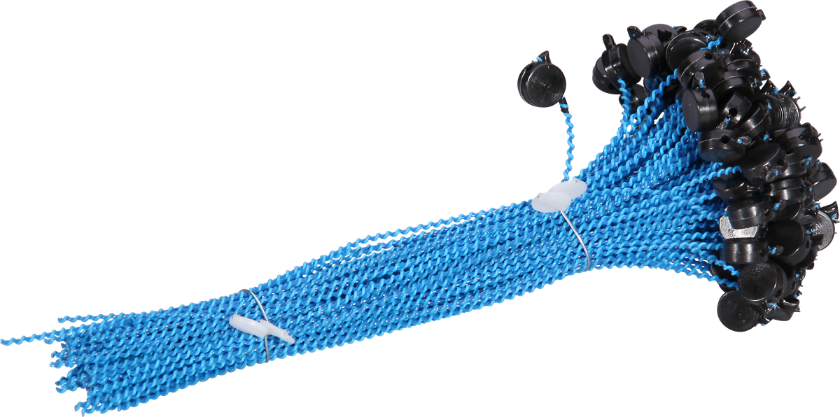 Sigillo di piombo express 9mm con filo 150mm nero