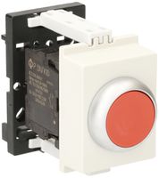 Poussoir AMD K&N, 1F/1O 6A, 2UM, calotte rouge