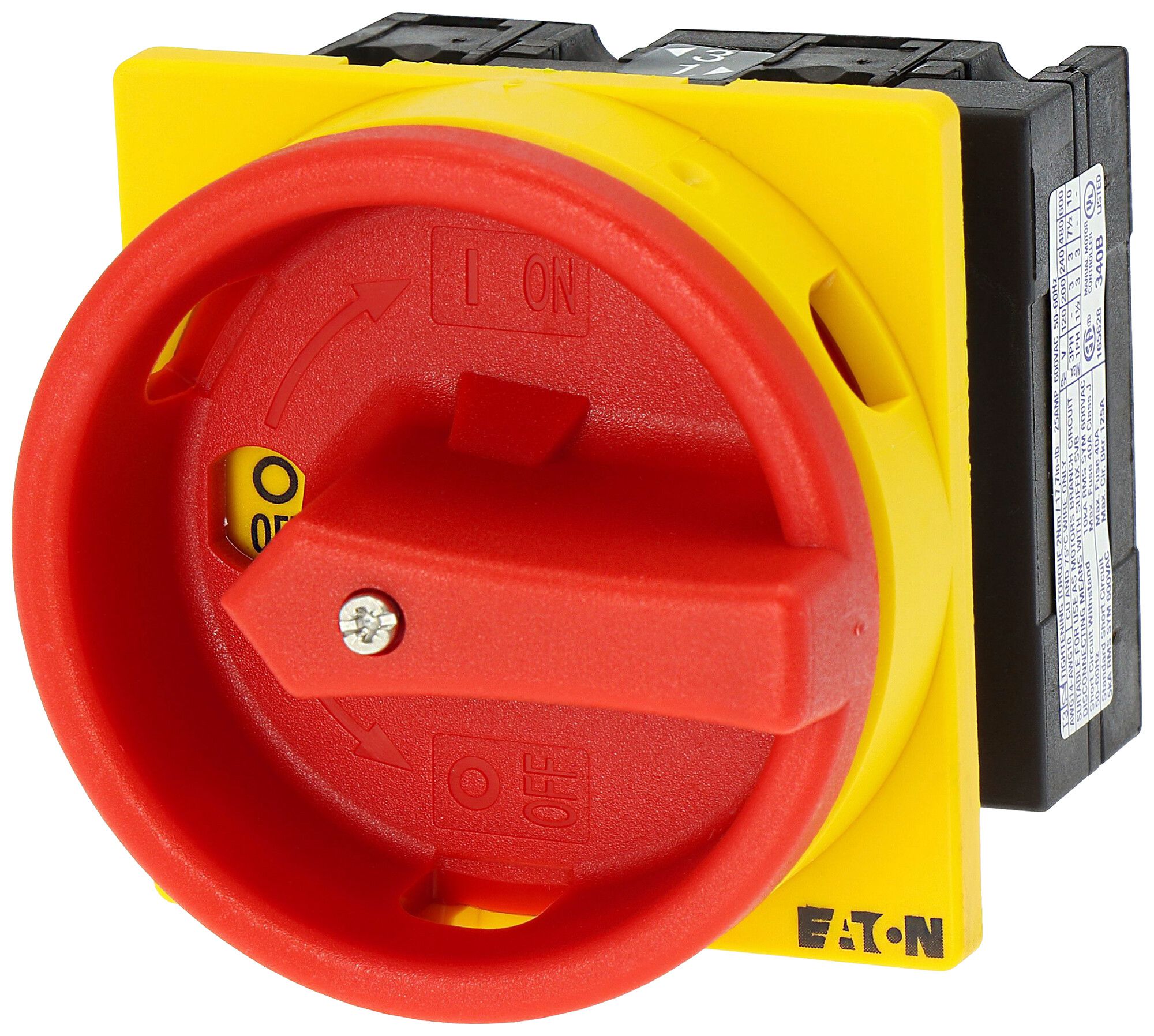 Section.de charge INC Eaton T3-1-102/EA/SVB 2P 32A 690V IP65 rouge