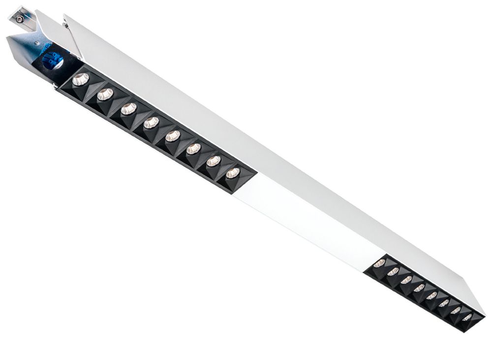 Plafonnier LED SG Lineal surface Cubic 18W 2230lm 830 DALI 841mm blanc