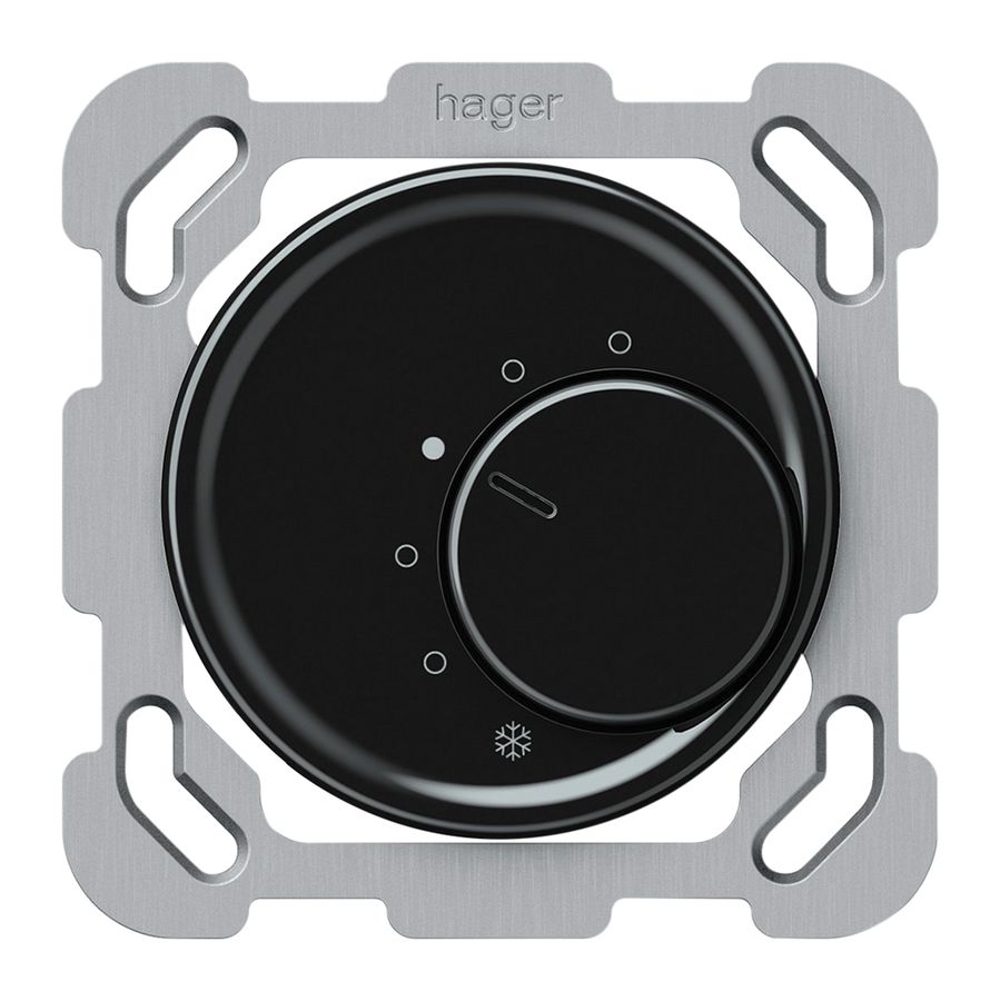 Termostato ambiente INC origin 230VAC 5…30°C 10A nero