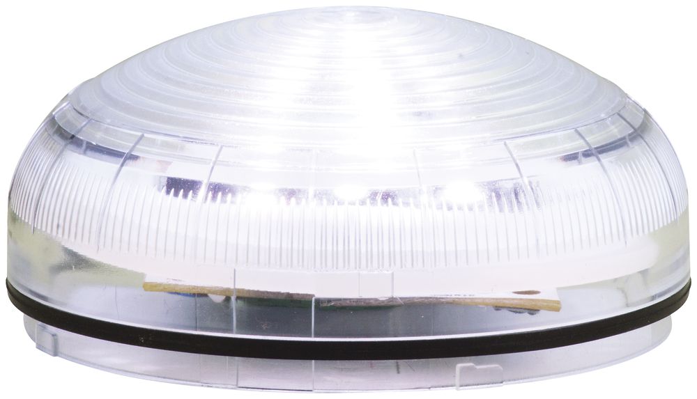 Sirena XLF con luce, RGB, senza base, IP66, Ø92×42.5mm