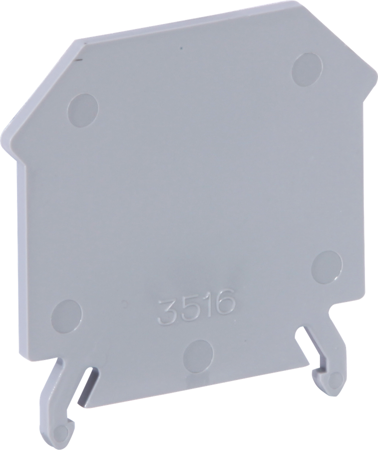 Parete d'estremità 4…6mm² grigio