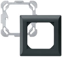 UP-Kopfzeile Hager kallysto.line 1×1 92×92mm schwarz