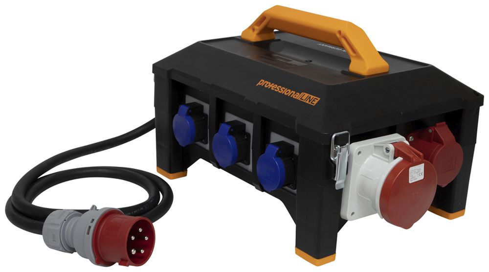 Stromverteiler professionalLINE CEE63 2m 1×CEE63/CEE32 2×CEE16/T25/T23