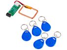 Modulo controllo accessi Urmet con chiavi 3×blu 1×giallo 1×rosso