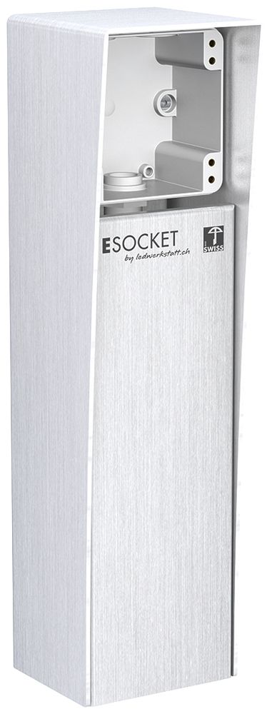 Colonna d.terreno Hager altezza 350mm 1×robusto 10×9.4×35cm accia.pregiato 2.5mm