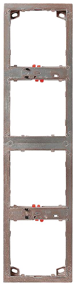 Cadre de montage Siedle, en zinc moulé, 4 modules de fonction