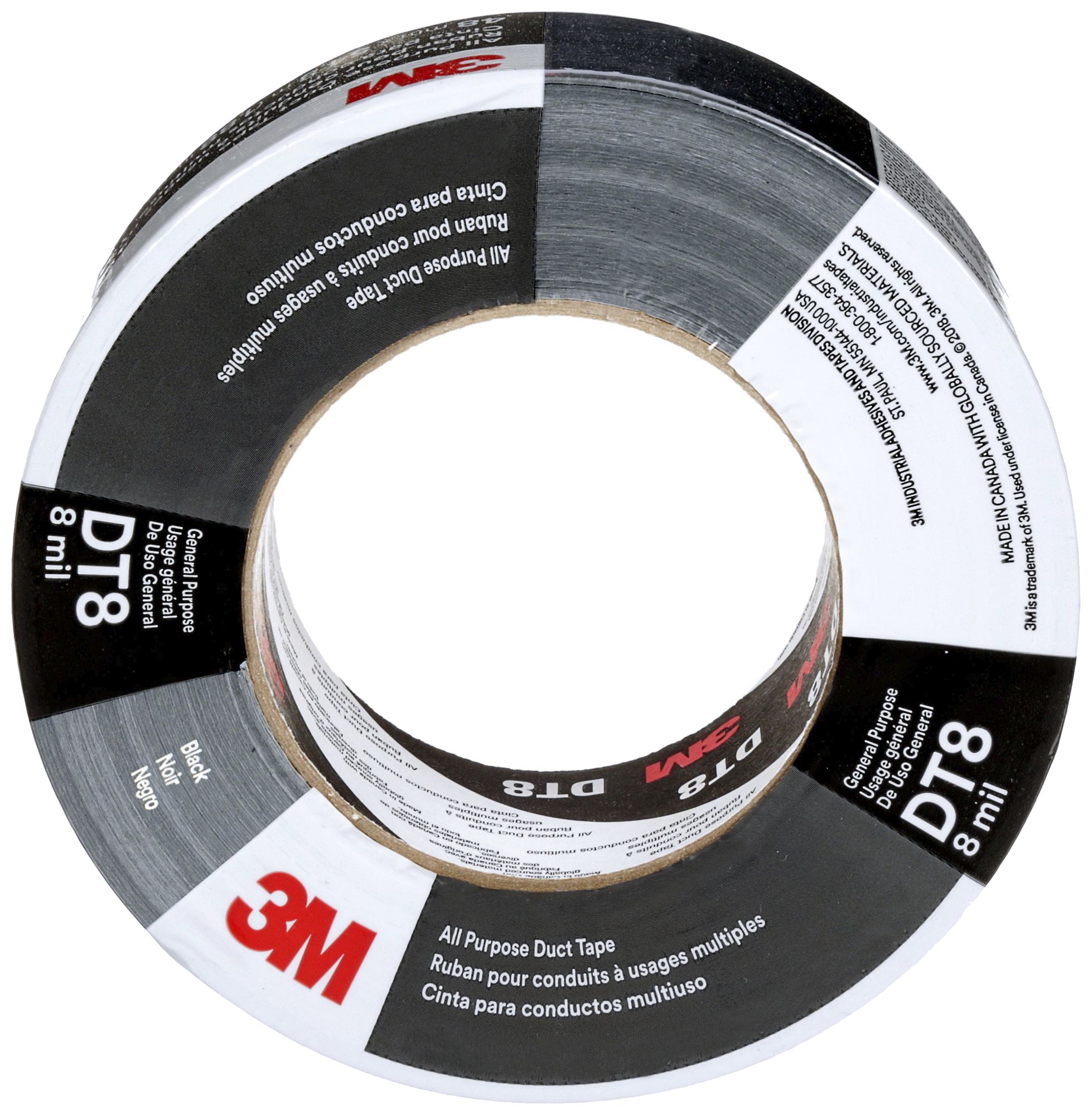 Gewebeklebband 3M DT8 48×23m×0.2mm silber