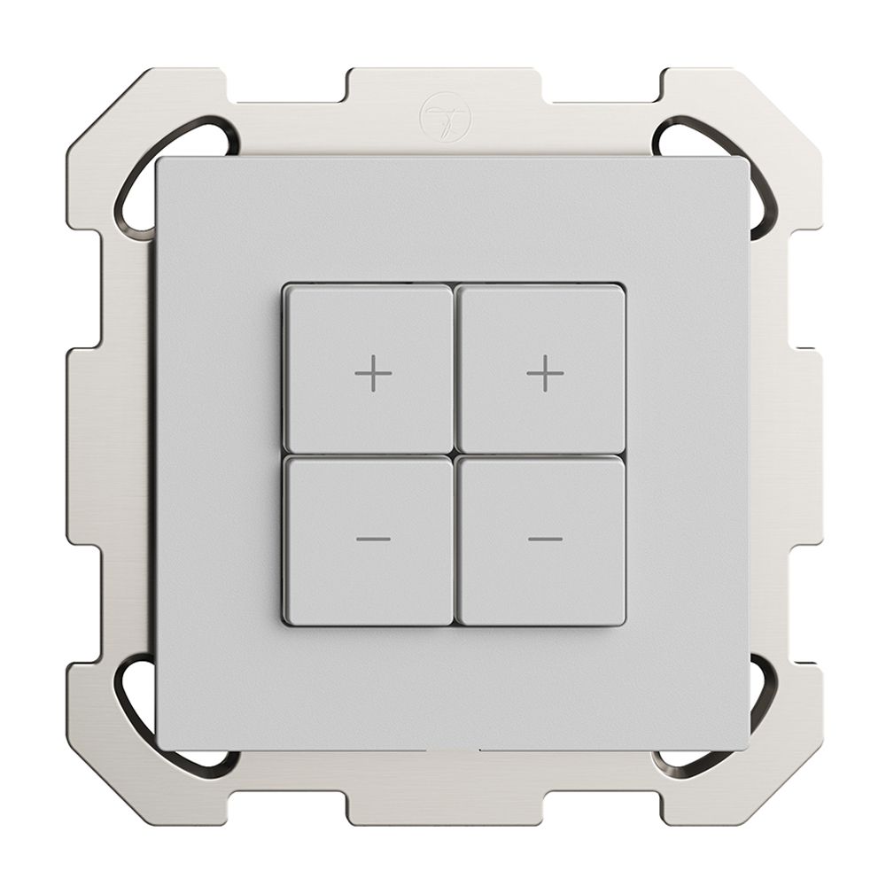 UP-Dimmer Uni-LED 2K/4T WLAN Edue Wiser hellgrau