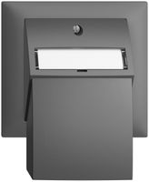 EB-Montageset EDIZIOdue FKE, mit Flachauslasshaube, für 2×Keystone, dunkelgrau